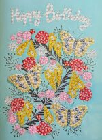 Kit pictura cu diamante - set 3 felicitari (18 x 13 cm) - Model La Multi Ani (I) - imagine 4